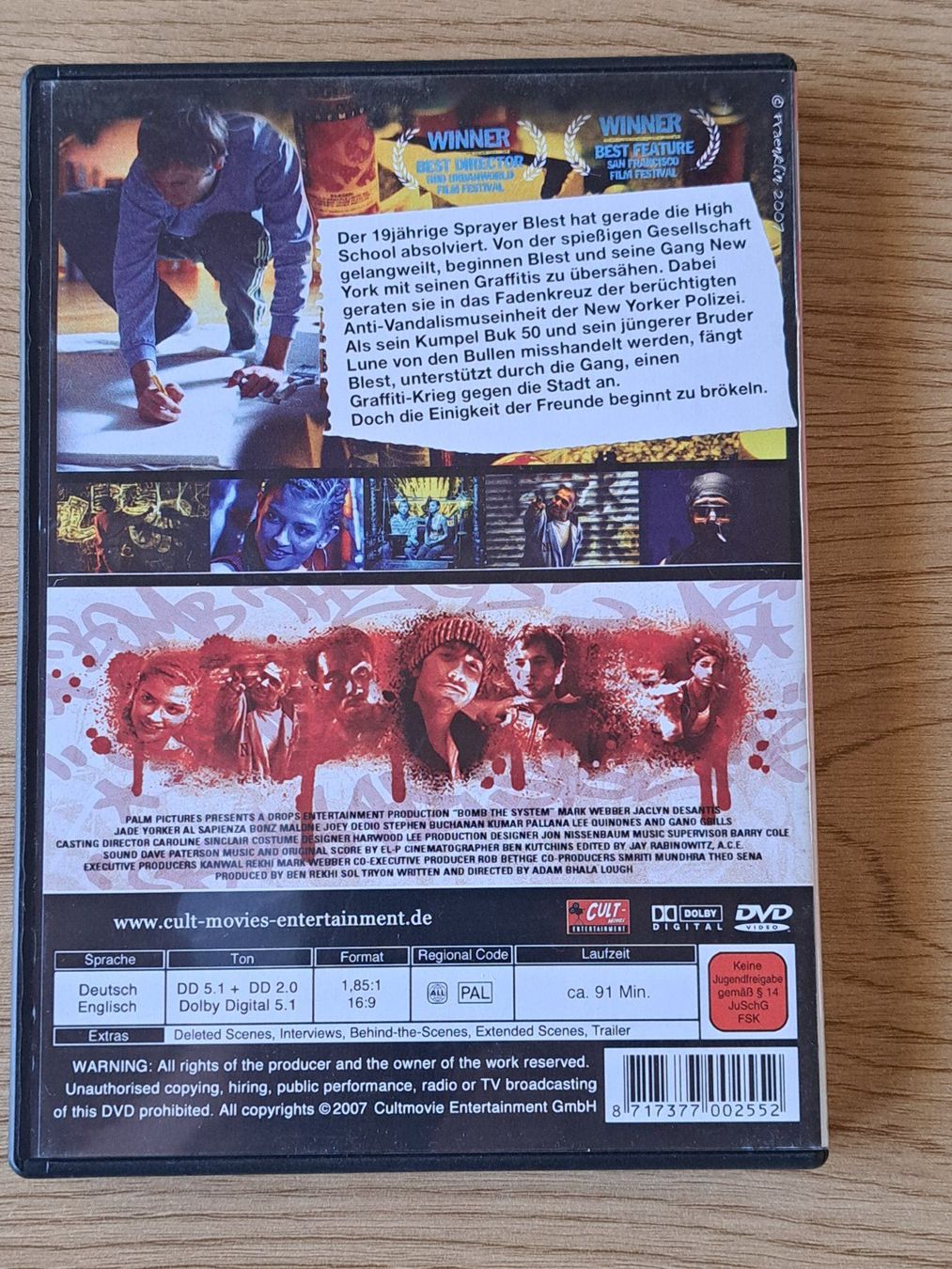 Tutti i DVDs: DVD Bomb the System, Graffiti-Film mit Mark Webber, 2002 – Nuovo (secondo la descrizione) da Unterseen venduto da Kanica 1