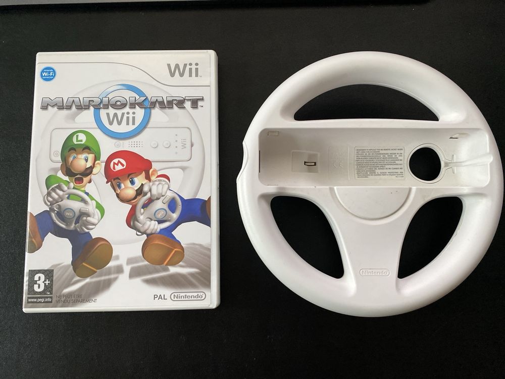 Volant + Pistolet Wii Officiel PAL Nintendo Occasion