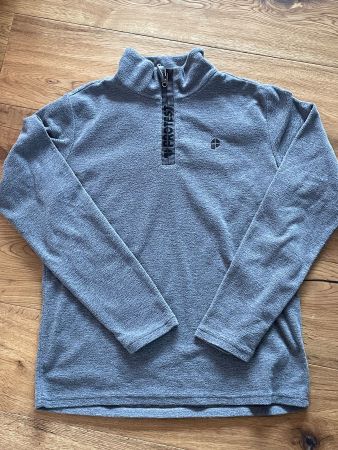 PROTEST Fleece-Pullover Grösse 176 grau