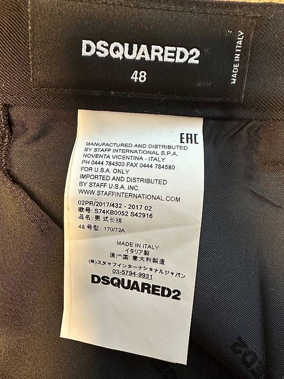 Dsquared2 Pantaloni: Dsquared2 Hosen – Usato da Wallisellen venduto da Michelle06 2