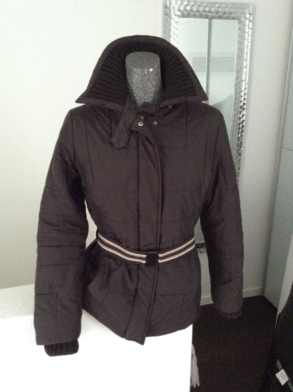 Zara Giacche: Warme Winterjacke mit Strickkragen, Steppanorak Gr. M – Usato da Horgen venduto da Carambel