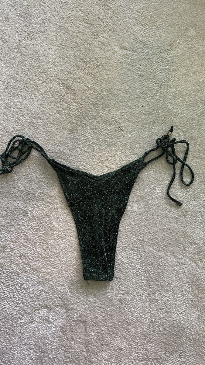 Badekleider & Bikinis: South Beach Green sparkly Bikini Bottom Size S – Gebraucht aus Zürich von kor_pm27 2
