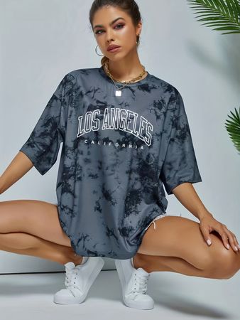 Damen T-Shirt Grau