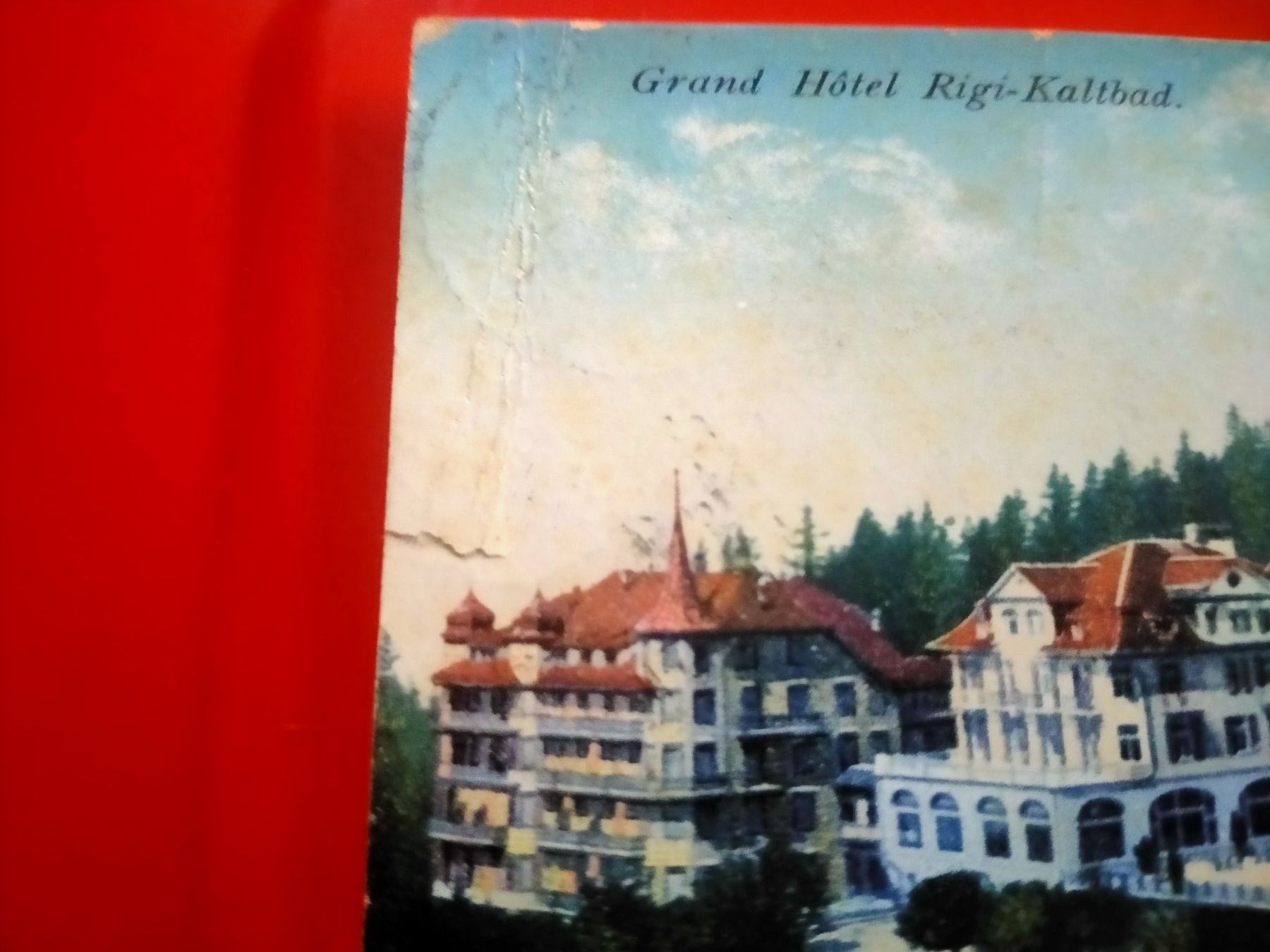 Cartes postales: AK Grand Hotel Rigi Kaltbad / Häuser – Défectueux à Küssnacht am Rigi par cartolina-1 2