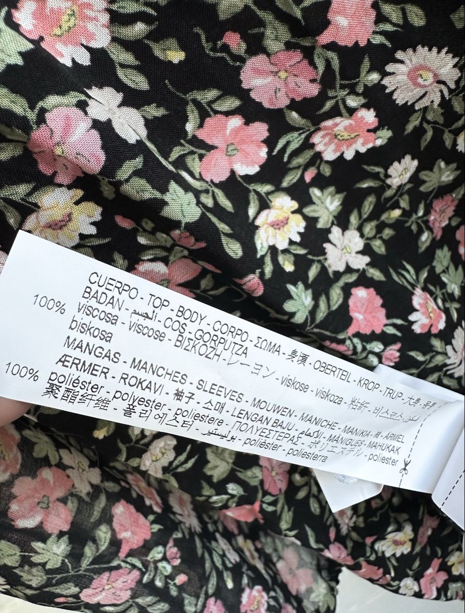 Zara Vestiti: ZARA Midikleid mit Blumenmuster / Gr. L – Usato da Bern venduto da Fraeuleinhonig 8