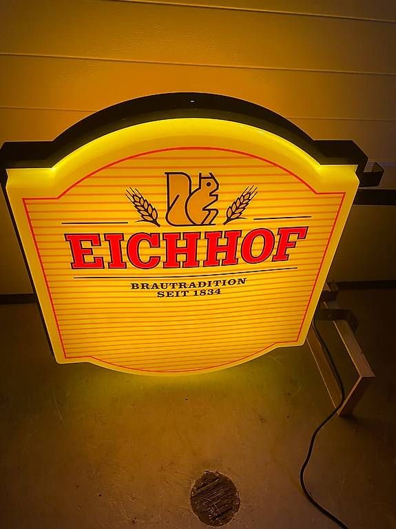 Lampade: Eichhof Bier Leuchtreklame – Usato da Ettingen venduto da Donald4107