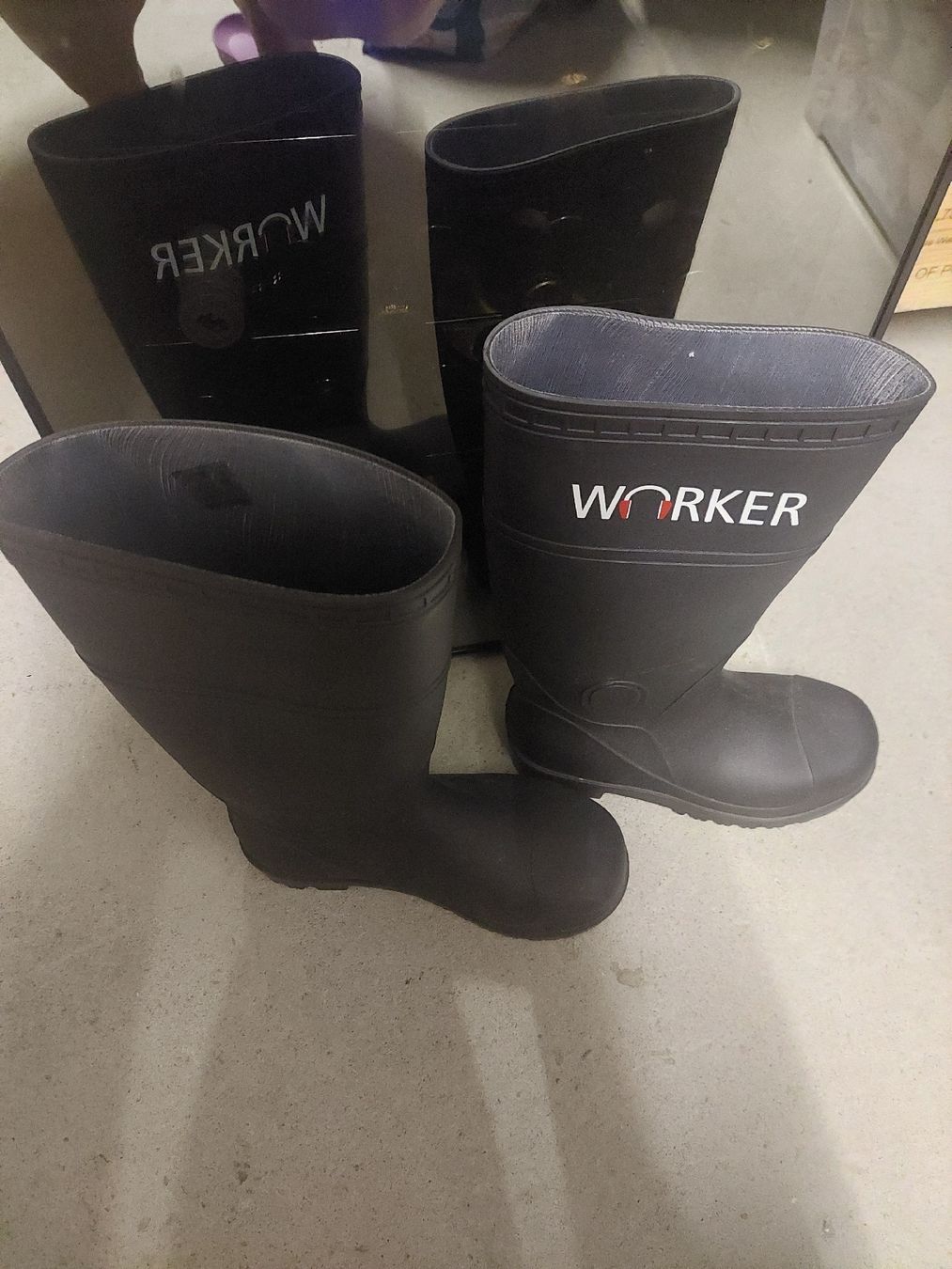 Scarpe da uomo: Gummistiefel Worker Grösse 36  – Usato da Sissach venduto da zwwerg