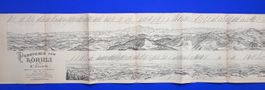 Panorama vom Hörnli, Zürich Albert Bosshard 1896 SAC