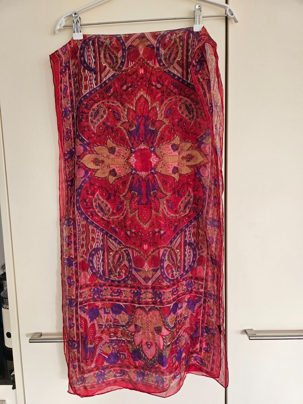 Foulards, Tücher & Schals: Silk scarf from India. 50x170cm – Gebraucht aus Affoltern am Albis von Katarinushka 3