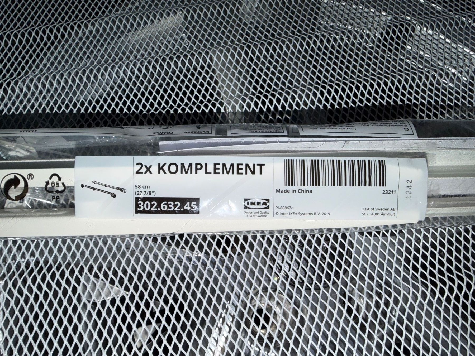 Ikea Armadi: IKEA KOMPLEMENT Netzdrahtkorb Schublade 100x58cm weiss NEU – Nuovo (secondo la descrizione) da Fislisbach venduto da gueselpeter 3