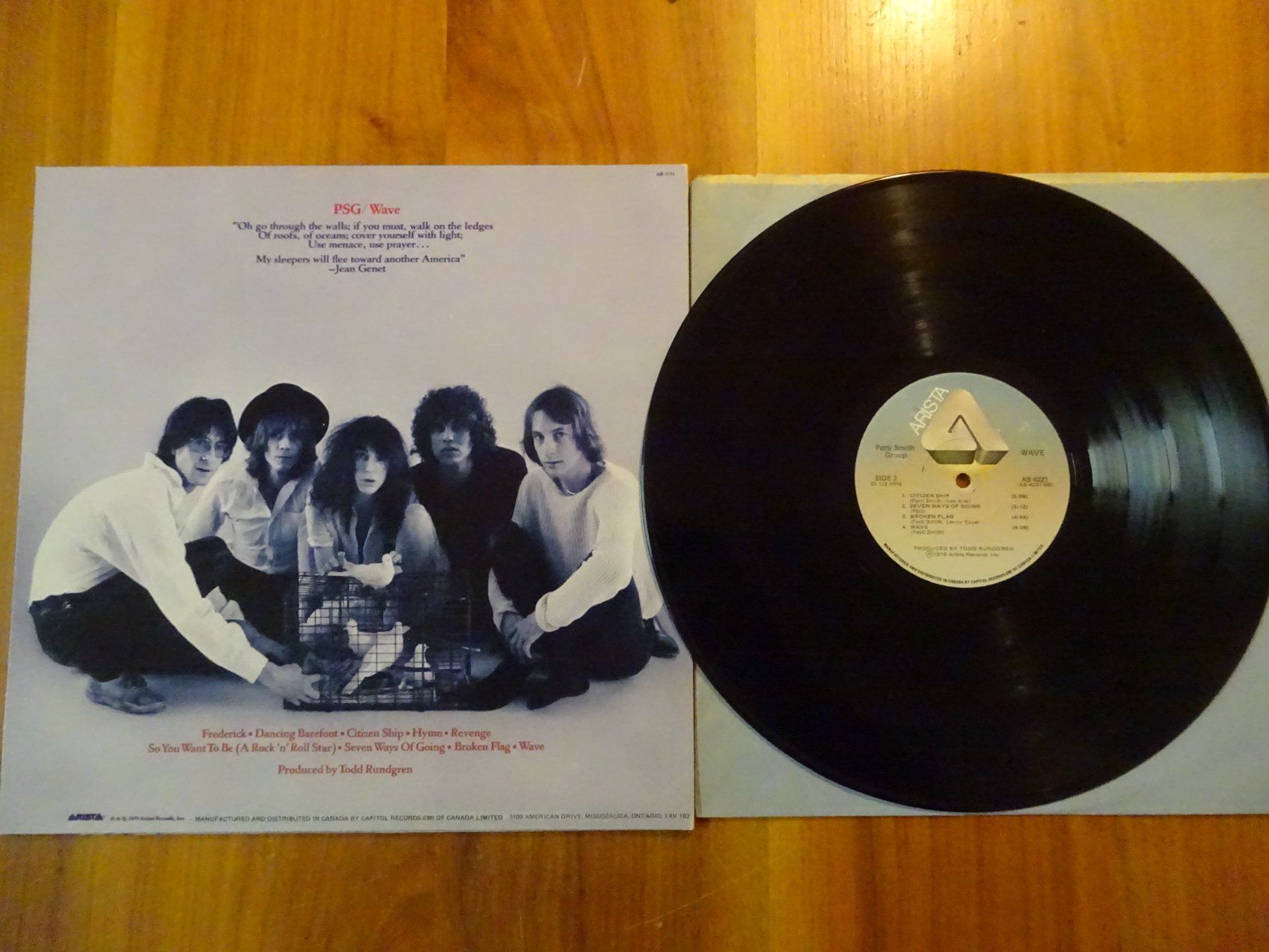 Dischi in vinile: PATTI SMITH GROUP ** WAVE ** NEUWERTIG – Usato da Luzern venduto da xrayspex99 3