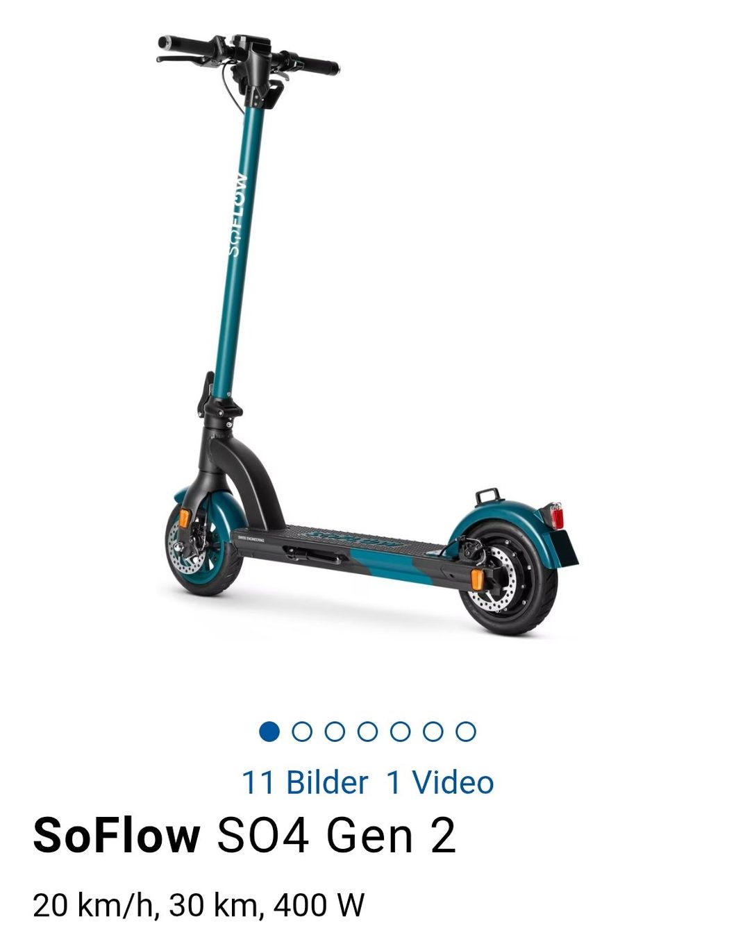 Soflow Kickboard: SoFlow SO4 Gen 2 – D'occasion à Opfikon par murodjon 1