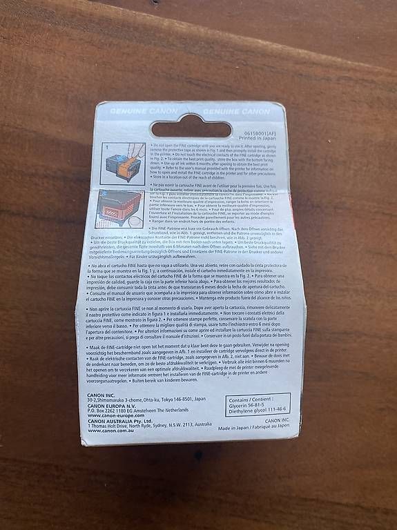 Druckerpatronen & Toner: Canon Pixma Druckerpatrone Schwarz – Neu und originalverpackt aus Zürich von ricazh8 2