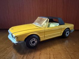Matchbox Mercedes 350SL 1973 gelb Zustand gebraucht