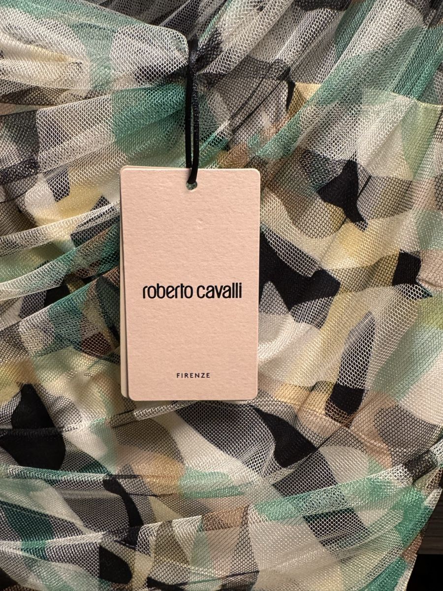 Roberto Cavalli Vestiti: Roberto Cavalli Kleid, Gr. ca 34, neu – Nuovo e nell'imballaggio originale da Wilderswil venduto da Renaissance1 5