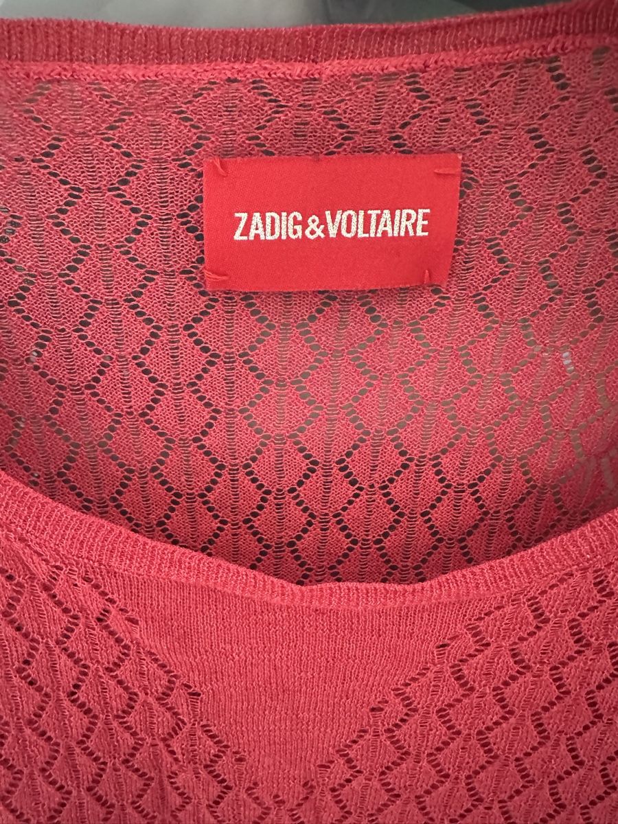 Maglioni & Felpe: Pull d’été, coton rouge  Zadig&Voltaire taille M. – Usato da Genève venduto da Tom6 2