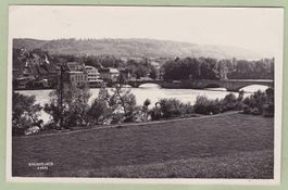 Rheinfelden, Uferweg, Brücke, gelaufen 1935