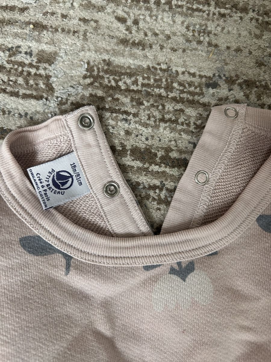 Petit Bateau Maglioni & Felpe: Pull Petit Bateau à fleurs rose, taille 18 mois 81 cm – Usato da Chêne-Bougeries venduto da Kat02 2