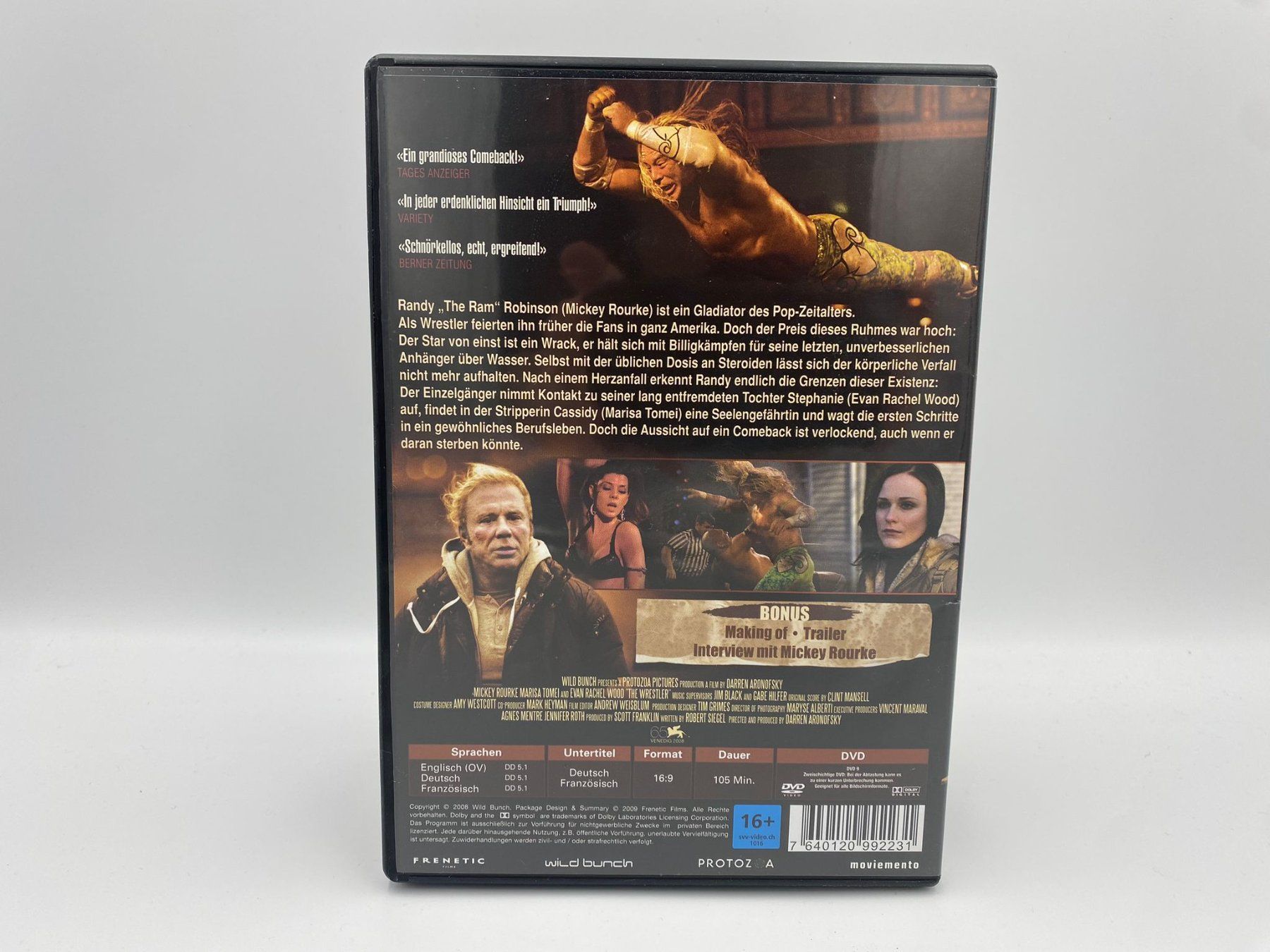 THE WRESTLER - MICKEY ROURKE - Versand A-Post nur CHF 2.50! (Gebraucht ...