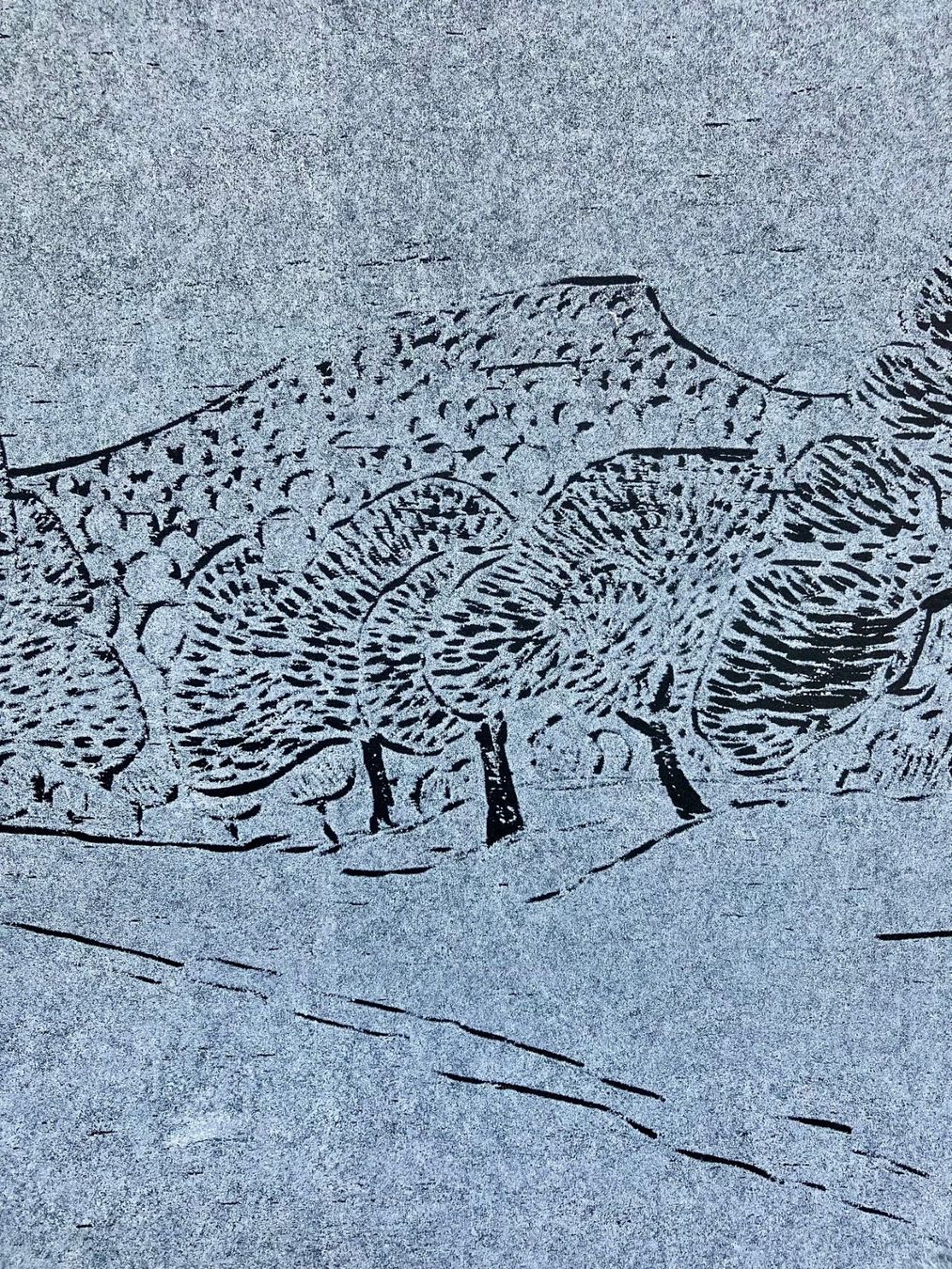 Xilografie: Holzschnitt von Emil Hungerbühler – Usato da Winterthur venduto da Barunggeli 7