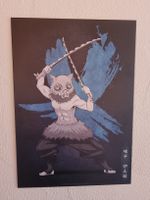 Displate Metallposter Inosuke Hashibira Demon Slayer