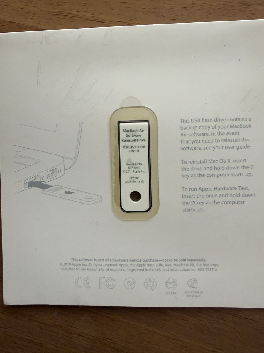 Apple Software: 2 x Original Apple USB-Installati – Nuovo e nell'imballaggio originale da zürich venduto da Saemi27