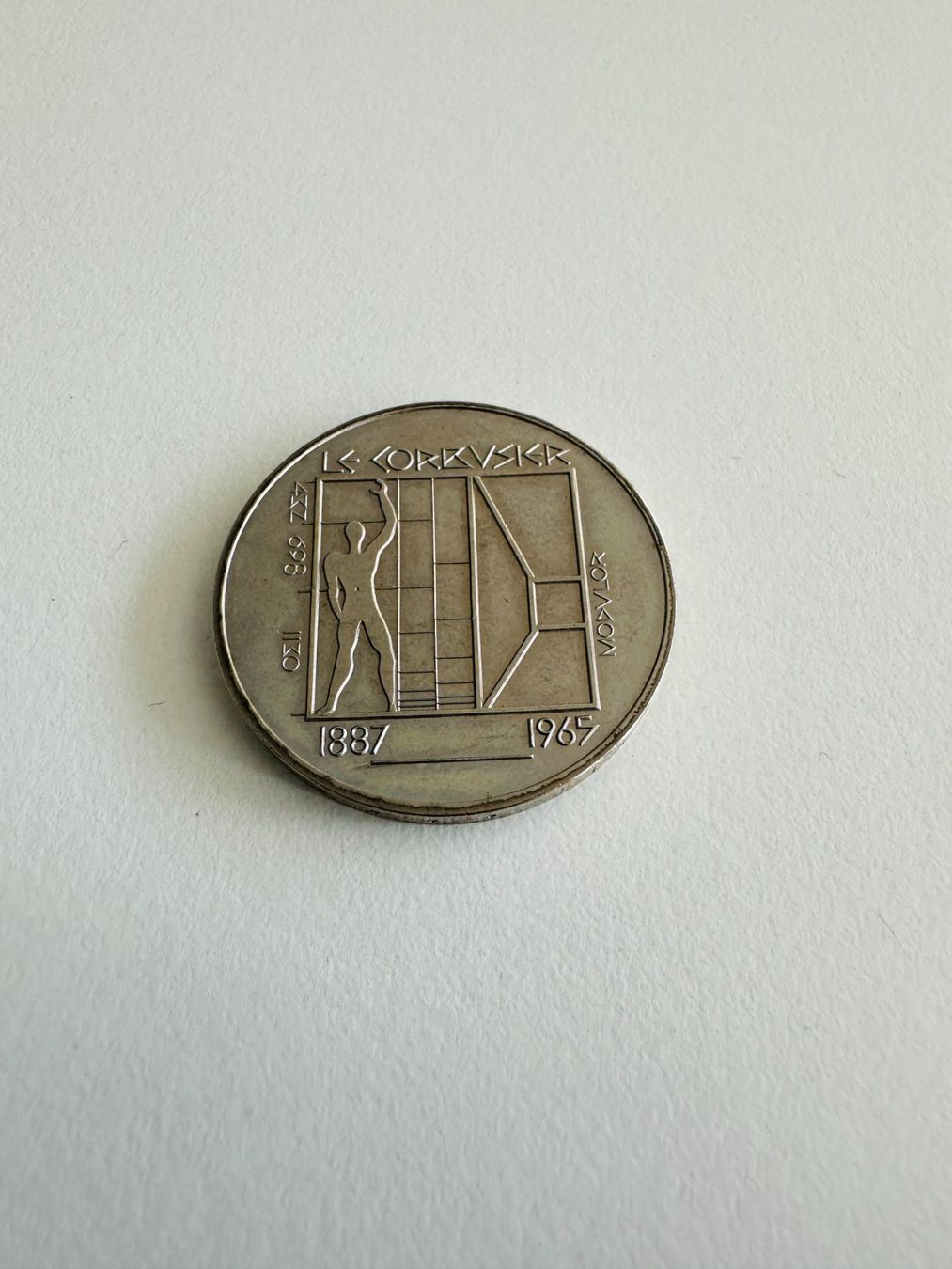 Tutti le monete: CHF 5.- | Le Corbusier | 1987 – Usato da Wohlen AG venduto da Leu024 1