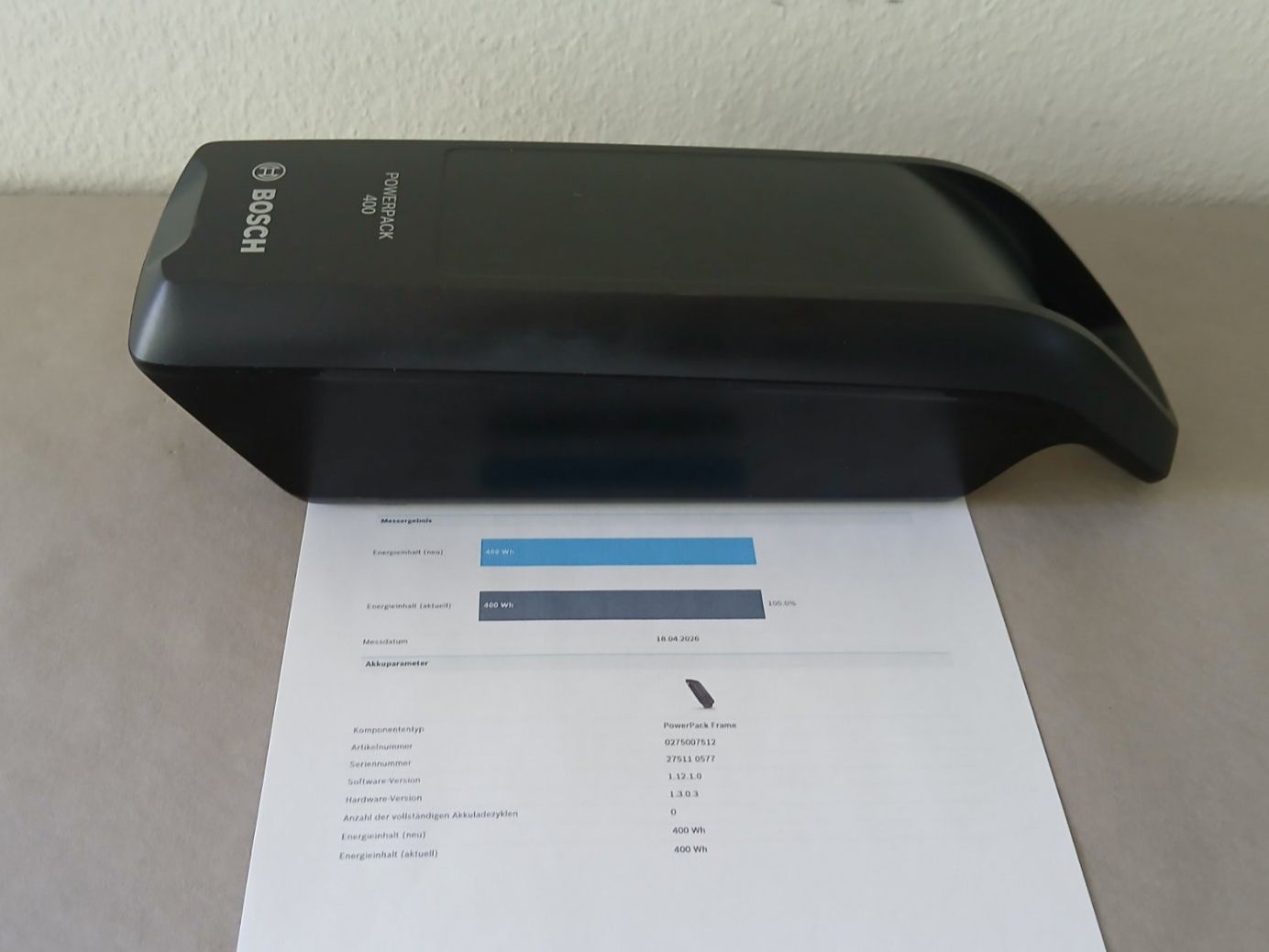 Bosch Batterie: Bosch Powerpack 400 mit 492Wh - inklusive Messbericht – Usato da Winterthur venduto da .-thx-. 3