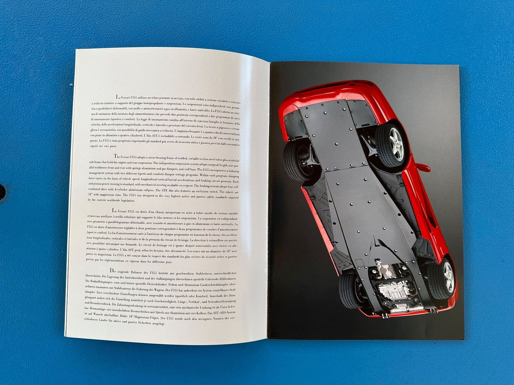 Ferrari Documenti: Prospekt  Ferrari  F 355 – Usato da Boswil venduto da pavo1 3