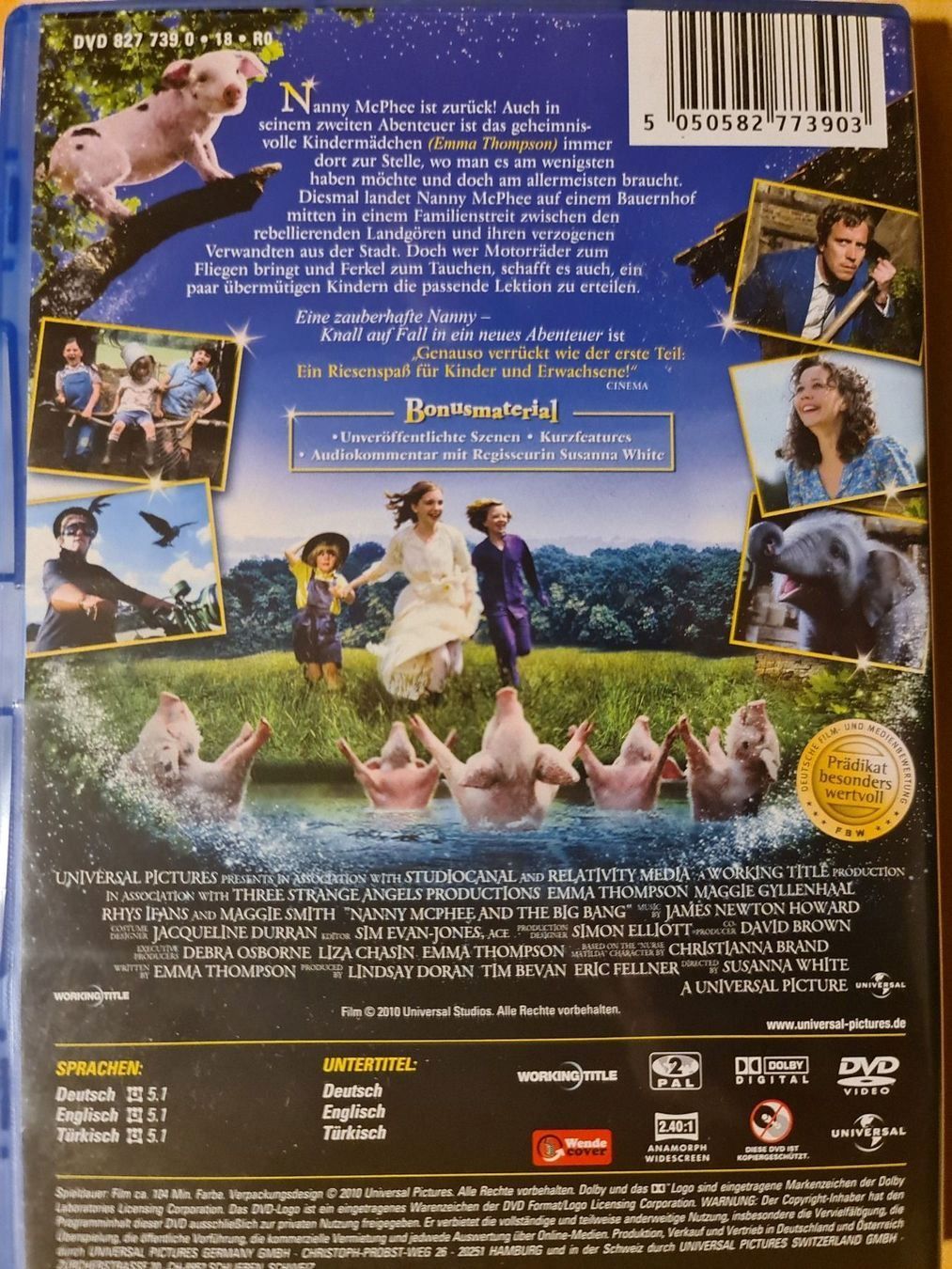 Tutti i DVDs: DVD Eine zauberhafte Nanny blu ray – Usato da Dintikon venduto da Vexi 1