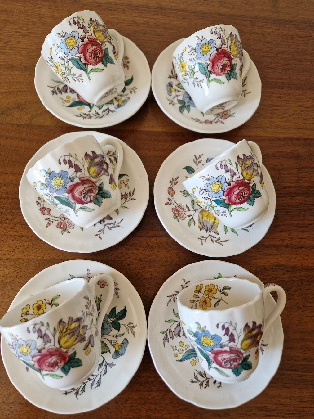 Spode Set di piatti: Spode, Gainsborough Kaffee und Kuchen Set – Usato da Bern venduto da Antikbatik 5