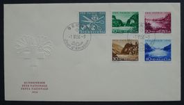 PP 1956, Satz-FDC französisch adresslos, US-Format