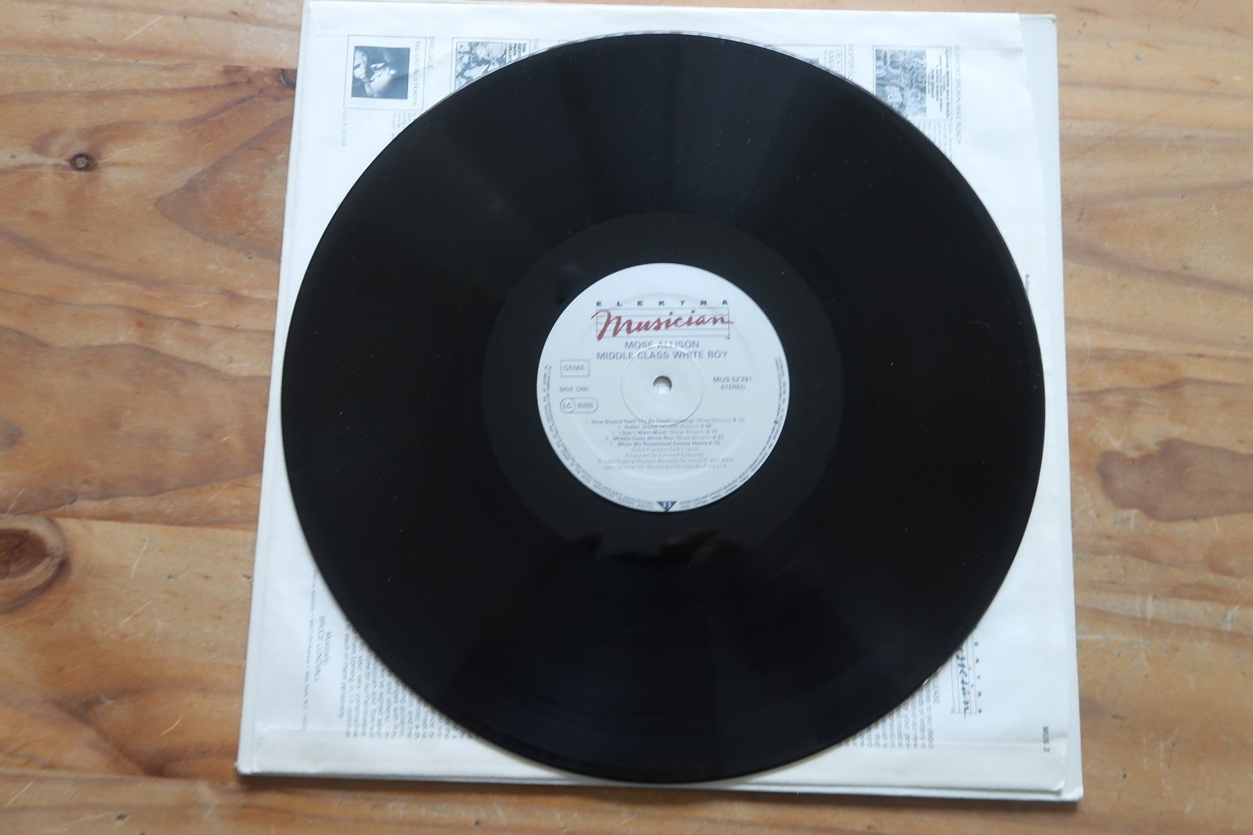 Dischi in vinile: MOSE ALLISON - MIDDLE CLASS WHITE BOY - VINYL LP – Usato da Basel venduto da Patiscat 3