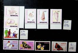 SÉNÉGAL 3 SÉRIES TIMBRES NEUFS** 1994. COTE  10 EUROS /U419