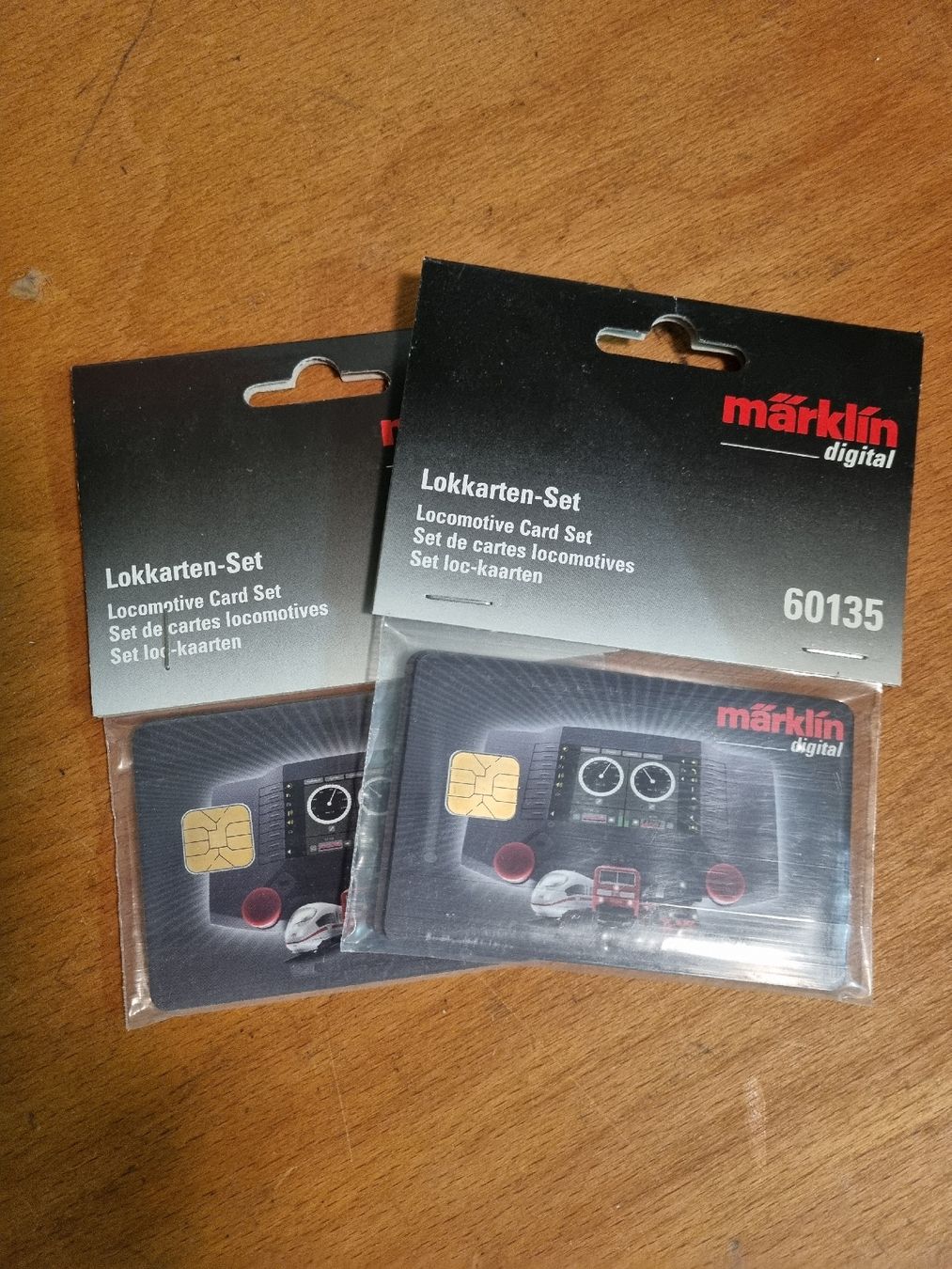 Märklin Modellini di ferrovie: Märklin 60135 Lokkarten-Set 2 Stk – Nuovo e nell'imballaggio originale da Schöftland venduto da mokele2