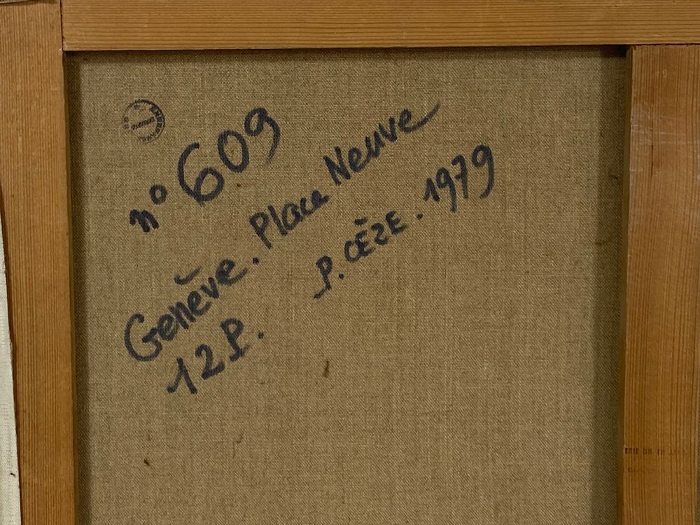 Paul CEZE (1921) Genf Stadt Gemälde Kaufen auf Ricardo