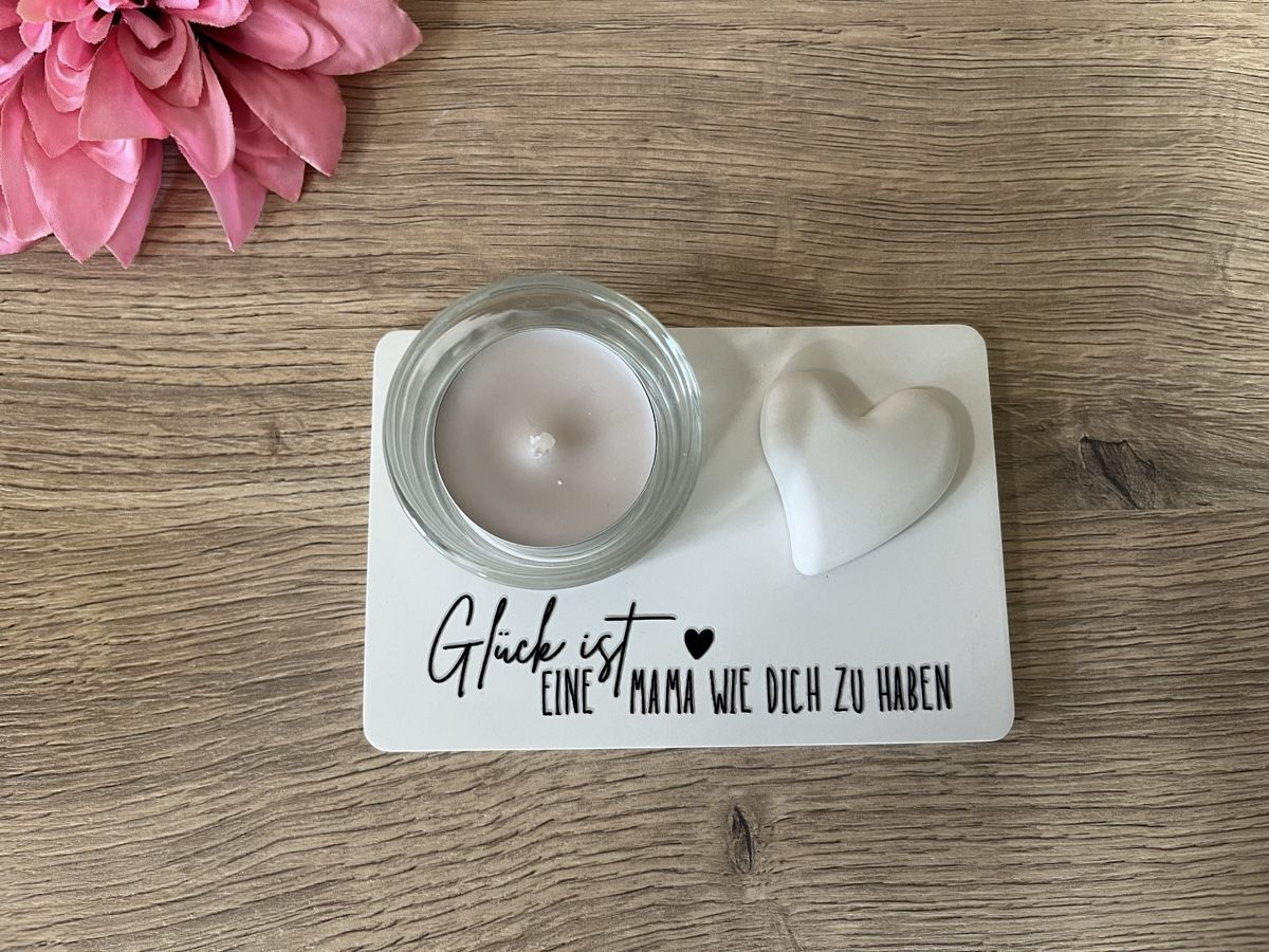 Tutte le decorazioni: Muttertagsgeschenk, Teelicht, Geschenk Mama – Nuovo (secondo la descrizione) da Frick venduto da van_2dhd 1