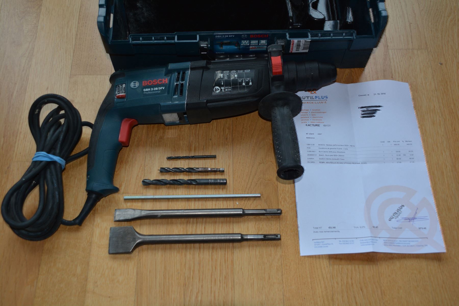 Bohrmaschinen: Top Profi Bosch GBH 2-28 DFV Boschhammer – Gebraucht aus Biel/Bienne von Secondhand_Shop 1