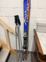 Ski Head XRC 50 mit Stöcken Länge 139 cm gebrauchter Zustand