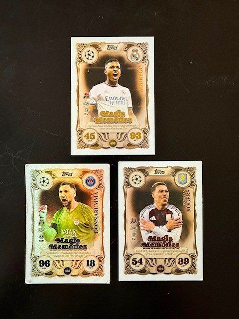 Topps Sammelbilder & Trading cards: Topps Match Attax 3er Set - Magic Memories – Gebraucht aus Sarnen von Izzy85