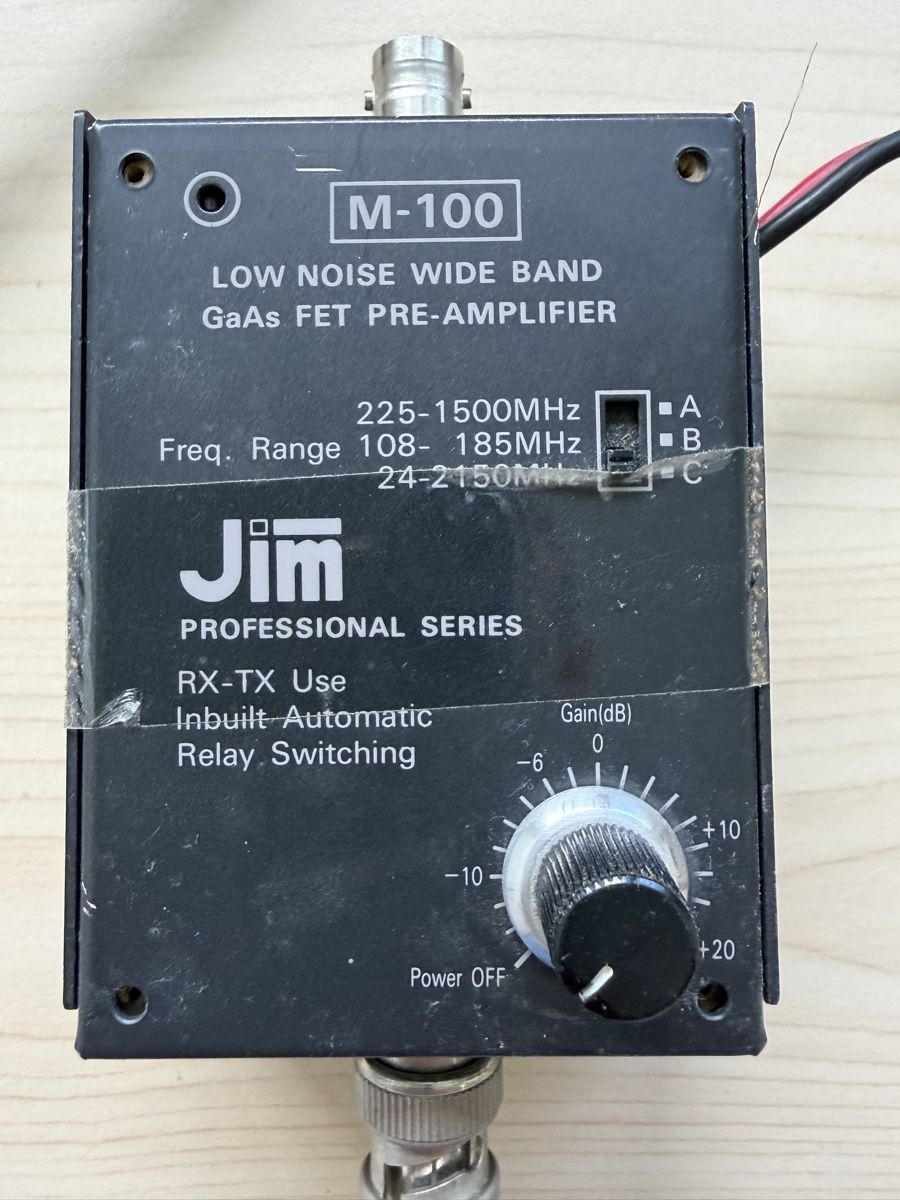 Amplificatori: JIM M-100 Breitband Vorverstärker – Usato da Adliswil venduto da Stardust11 1