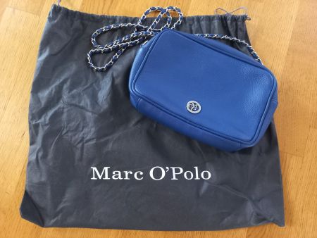 Marc O'Polo Ledertasche, neuwertig, blau, Top Zustand!