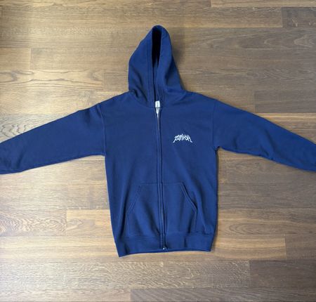 dunkelblauer Zürich Kapuzenpullover Gr. S