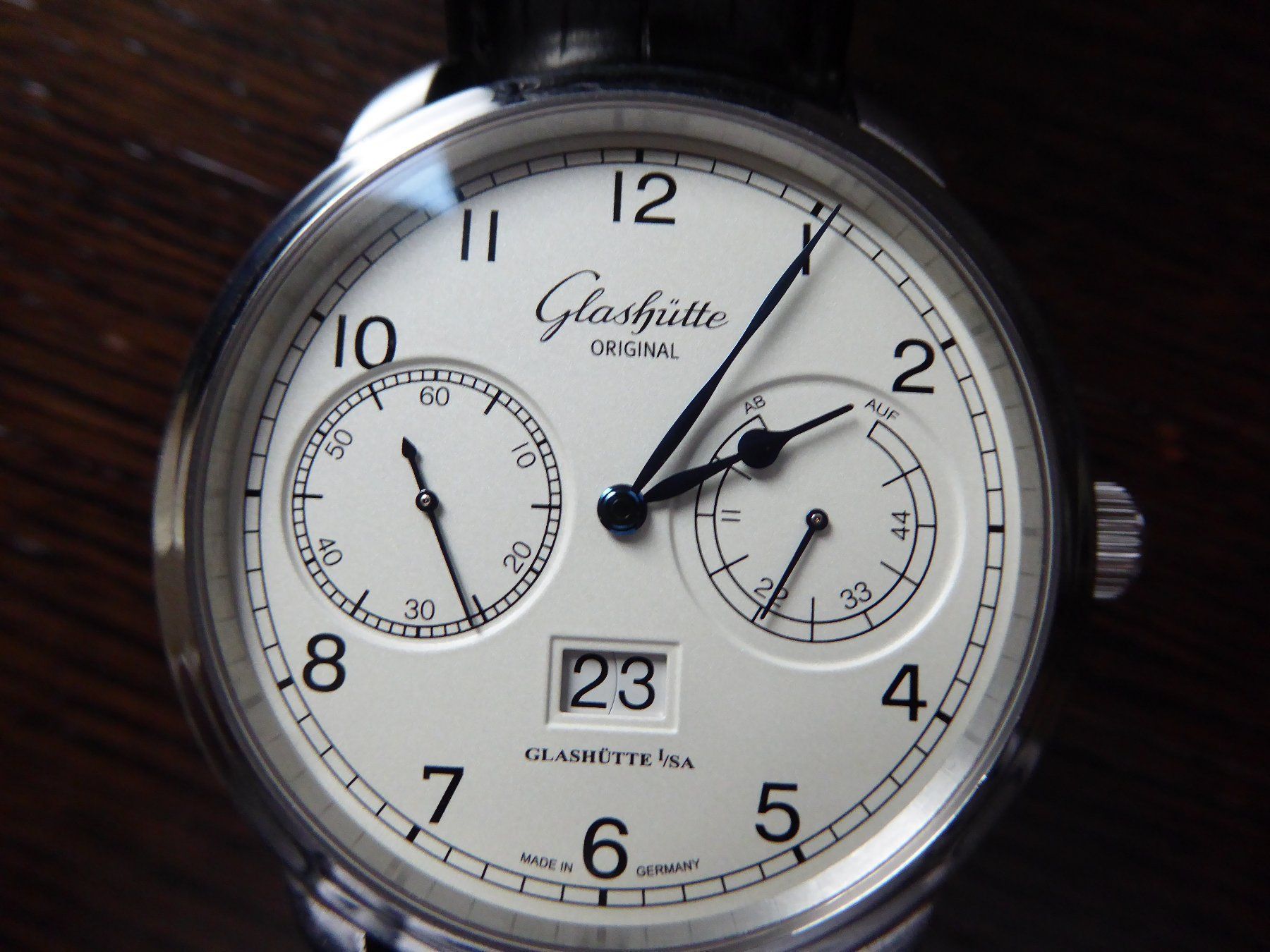 Glashütte Orologi: Glashütte Original Senator Panorama Datum – Nuovo (secondo la descrizione) da Ramlinsburg venduto da Verlenga 1