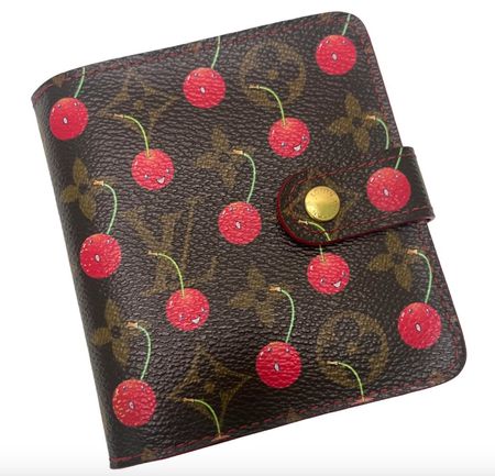 ❤️ Louis Vuitton Cerises MNG Compact Zippé Wallet