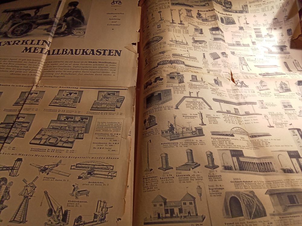 Catalogue Märklin Original 1931 – Suisse – Rare Et Excellent État