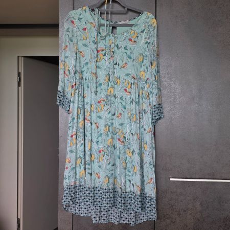 🐸 NILE KLEID S VISKOSE GEFÜTTERT MIT VÖGELN