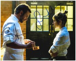 BRADLEY COOPER & SIENNA MILLER - handsigniert (20x25cm) COA