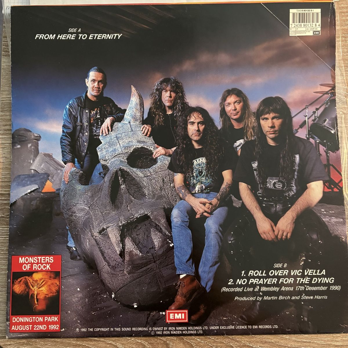 Dischi in vinile: Iron Maiden - From Here to Eternity - single + poster – Usato da Guntershausen venduto da Simone_75