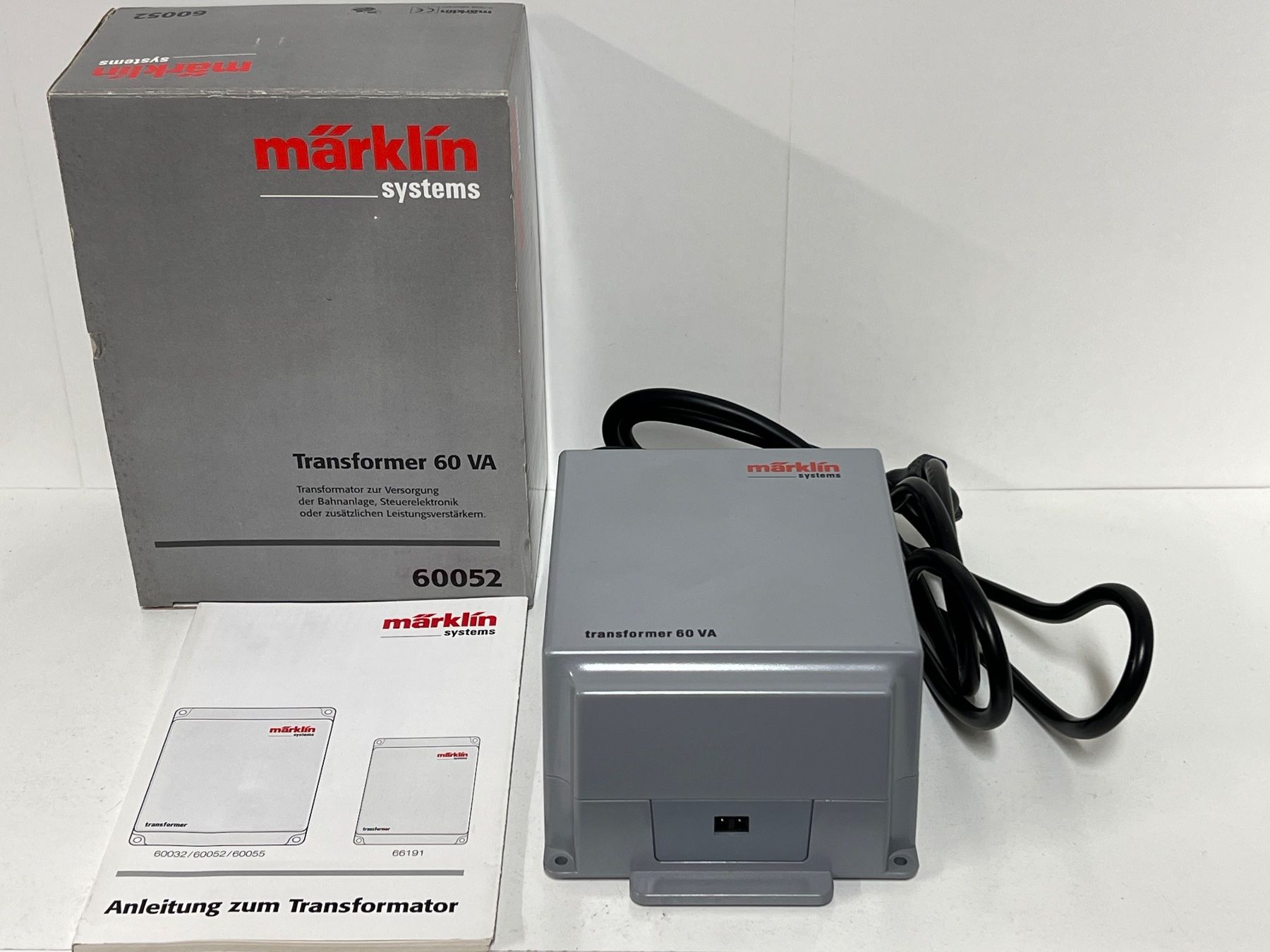 Märklin Modellini di ferrovie: Märklin 60052  Transformer 60 VA – Usato da Neuenhof venduto da ludovicco